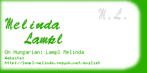 melinda lampl business card